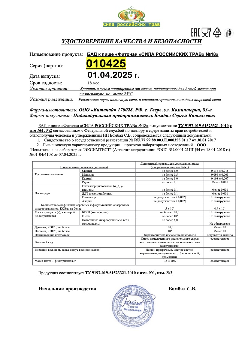 Паспорт №042025